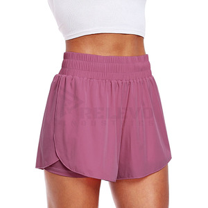 Shorts de sport athlétiques pour hommes et femmes, shorts de course à séchage rapide avec poches latérales, taille élastique, entraînement, fitness, vêtements de sport - Product Image 2