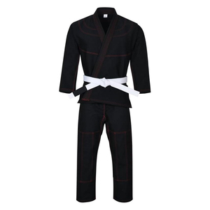 Kimono de Jiu-Jitsu Personnalisé en Coton Respirant 100% Neuf, Modèle École, avec Broderie et Fonctionnalité Extensible - Product Image 5