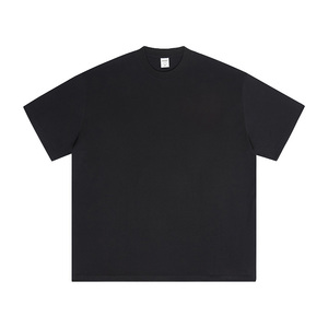 Camiseta de Manga Corta para Hombre, Algodón Peinado de 240GSM, Hombro Caído, Anti-Pilling, Estilo Americano Versátil, Venta al por Mayor Personalizada - Product Image 2