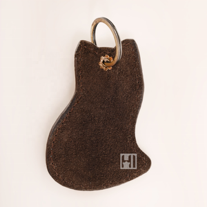 Llavero de Cuero Repujado Personalizado con Anillo Metálico - Product Image 2