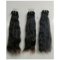 Lots de Cheveux Humains Vierges Bruts Lisses de Qualité Supérieure, Provenant d'un Donneur Unique, Tissage à Double Trame Faite à la Machine, Cuticules Alignées, Fournisseur Indien
