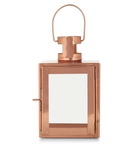Handmade Vintage Metal <b>Lantern</b> <b>Set</b> With Glass Panels Rustic Hurricane Candle Holders For Patio And Wedding Decor - Product Image 1