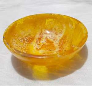 Tazón de Resina Pulida Hecho a Mano, Diseño Clásico, Ecológico, para Servir Alimentos y Regalos de Boda, MN EXPORTS de Uttar Pradesh - Product Image 1