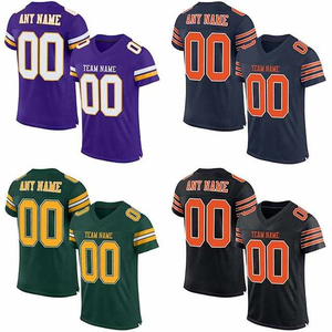 High Quality Lightweight Plus Size Short Sleeve American Football Jersey for Men Quick Dry Breathable Custom Logo with OEM - Product Image 5