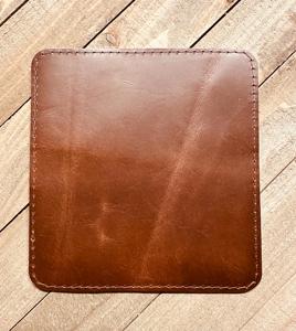 Porte-chéquier en cuir véritable gravé sur mesure, protection robuste de luxe, cuir de vachette vintage Crazy Horse, vente en gros LCR-0162 - Product Image 3
