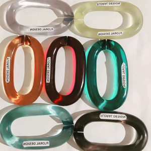 Cadena de Acrílico Mate de Gran Tamaño con Anillo de Resina Mate para Bolsos, Accesorios para Bolsos de Mujer - Product Image 1