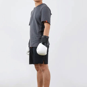 Derniers modèles de gants de boxe d'entraînement en plein air personnalisés, en cuir de haute qualité, respirants, avec fermeture auto-agrippante - Product Image 5