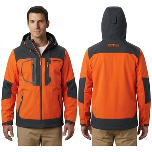 Men Windbreaker <b>Jacket</b> <b>Lightweight</b> <b>Waterproof</b> Hooded Outdoor Sportswear Windproof Breathable <b>Running</b> Hiking Travel Casual <b>Jacket</b> - Product Image 4