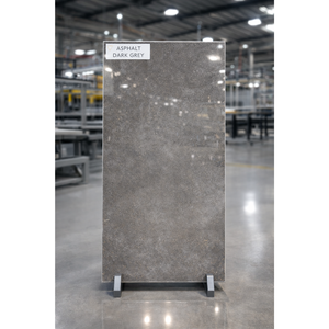 Nuevo Diseño de Baldosas de Porcelana ASPHALT DARK GREY de 600x1200mm, Acabado Brillante, 8mm, Antideslizantes, para Piso y Pared, Uso en Dormitorios y Salas de Estar - Product Image 1