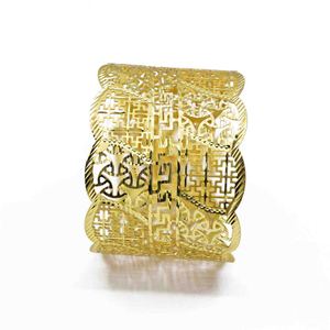 Venta al por mayor de brazaletes Kada chapados en oro de 14K, 18K, 24K con diseño de filigrana, brazaletes de latón, brazaletes Kada de diseño tradicional, brazaletes de moda. - Product Image 3