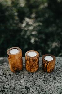 Custom Wooden <b>Tea</b> <b>Light</b> Holder Handmade Craft Gift - Product Image 2