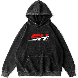 Sudaderas con Capucha Clásicas para Hombre, Lavadas al Ácido, de Algodón Grueso, Ajuste Personalizado, Estilo Vintage, Lisas, para Personalizar - Product Image 1