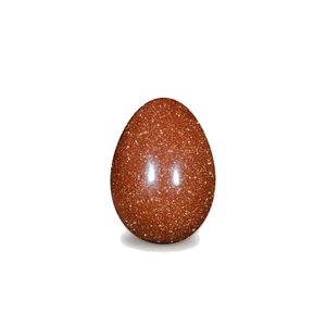 Huevo Yoni de Piedra Natural de Oro Rojo, Huevo de Jade Semiprecioso para Protección Energética, Ejercicio Vaginal, Tallado, Feng Shui Directo - Product Image 1
