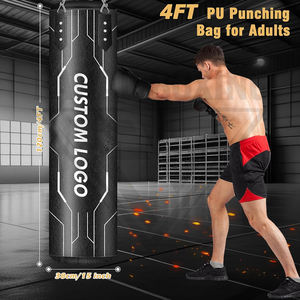 Wholesale With Own Logo Best Supplier Fully Customized Adults Fighting Training PU Heavy Punching <b>Bags</b> with Sand Filling - Product Image 2