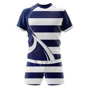 Uniformes de Rugby 100% Poliéster, Venta Caliente, Secado Rápido, Transpirables, Tallas Grandes, Conjuntos de Uniformes de Rugby para Hombre, Personalizados para Equipos, Alta Calidad - Product Image 1