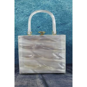 Bolso de Mano de Noche para Mujer, Hecho a Mano, de Resina y Cristal, Accesorio de Moda de Lujo - Product Image 1