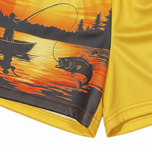 Shorts de Pesca Personalizados para Hombre, 100% Poliéster, Impresión por Sublimación Completa, Shorts de Baño para Hombre y Mujer, UPF 35, Secado Rápido, Transpirables - Product Image 5