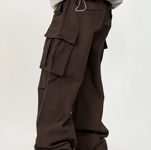 OEM Custom Logo Casual Multi 6-Pockets <b>Cargo</b> Hiking <b>Pants</b> Straight Leg <b>Work</b> Wear Street Wear Relaxed Fit Men's <b>Cargo</b> <b>Pants</b> - Product Image 3