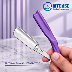 Stainless Steel Straight Edge Barber <b>Razor</b> Set Professional Shaving <b>Razor</b> with Replacement Blades <b>for</b> Salon and <b>Men</b> - Product Image 1