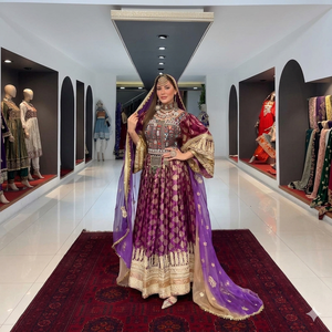 Vestidos de Novia Estilo Afgano con Cordones, de Primera Calidad, Precios al por Mayor, Transpirables, Hechos a Mano, para Fiestas - Product Image 2