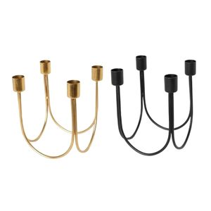 Elegant <b>Gold</b> Metal Candlestick Candelabra Taper <b>Candle</b> <b>Holder</b> for Living Room Fireplace Home Decor - Product Image 5