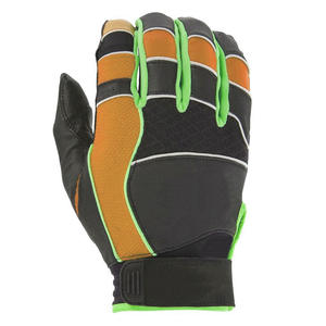 Gants de baseball de qualité supérieure en cuir véritable, antidérapants, avec paume rembourrée, pour l'entraînement au baseball, avec design personnalisé imprimé. - Product Image 4