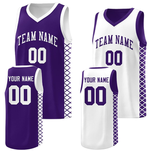 Conjunto de Uniforme de Baloncesto Reversible Personalizado, Jersey y Pantalones Cortos de Doble Cara, Sublimación Completa, Ropa de Equipo, Traje de Baloncesto de Doble Cara - Product Image 1