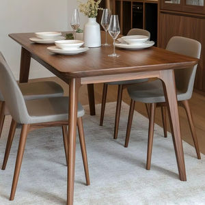 ชุดโต๊ะอาหารไม้คุณภาพสูงแบบขยายได้ 5 ชิ้น ดีไซน์ทันสมัย เหมาะสำหรับโรงแรม อพาร์ทเมนท์ และใช้ในบ้าน - Product Image 1