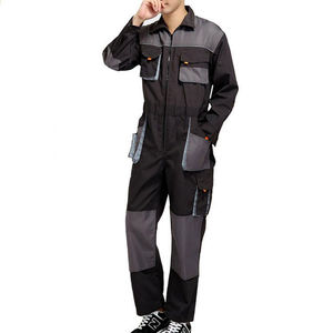 new design cotton polyester new mens Breathable Hi Vis Construction Work Construction custom logo Resistant Coverall - Product Image 4
