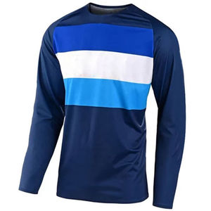 Maillot de motocross, vêtements de sport, grande taille, manches courtes, séchage rapide, respirant, % polyester, faible MOQ - Product Image 2