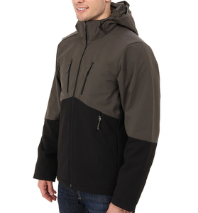 Custom Men's Hooded Softshell <b>Jacket</b> <b>Waterproof</b> Windproof Outdoor Tactical Hiking OEM ODM Manufacturer Made in Pakistan - Product Image 3