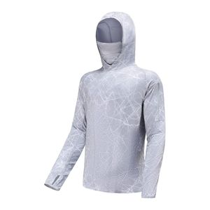 Sudadera con Capucha para Pesca, Resistente a los Rayos UV, Manga Larga, Tejido Transpirable para Pescadores al Aire Libre - Product Image 3