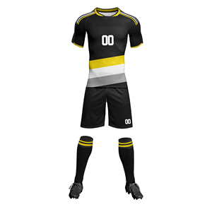 Custom Logo Printed Adult Men's <b>Soccer</b> Uniform Shirts Breathable Quick Dry Elastic Waist Short Sleeve Team Sports Kit - Product Image 5