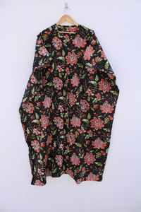 Vestido Kaftán Informal de Verano con Estampado Floral Tropical, sin Mangas, de Algodón, para Mujer, Ropa de Playa, Estilo Asia Pacífico - Product Image 2