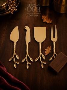Offre Spéciale : Ensemble Complet d'Ustensiles de Cuisine en Acier Inoxydable Plaqué Or – Spatule à Long Manche, Louche, Pince, Fouet, Ustensiles de Service pour Fêtes - Product Image 3