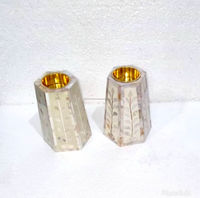 Encens religieux artisanal personnalisé en nacre hexagonale Bakhoor, best-seller, Oud de Dubaï, 7,5x7x12,5cm, BMS ENTERPRISES, Ramadan