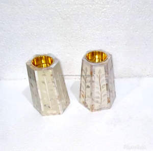 Customized Handmade Mother of Pearl Hexagonal Bakhoor Burner, Hot Selling Dubai <b>Oud</b>, Bakhoor <b>Incense</b> burner for Ramadan and Eid - Product Image 1