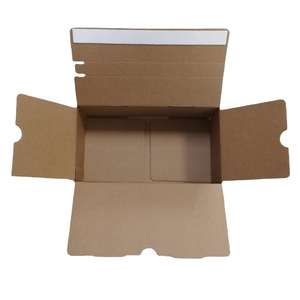 Custom Self-Adhesive Corrugated Mailer <b>Boxes</b> with Zipper Closure Embossed Logo Shipping Packaging Eco-Friendly by Boxit.pk - Product Image 4