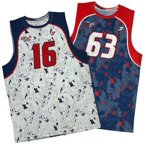 <b>Athletic</b> Fit Basketball Uniform Men Youth 85% Polyester 15% Spandex Breathable Moisture Wicking Custom Logo Low MOQ OEM - Product Image 1