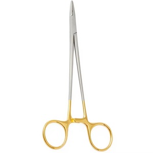 Pince porte-aiguille pour une positionnement sécurisé de l'aiguille lors des procédures de suturage dans les hôpitaux, les cliniques et les formations - Product Image 1