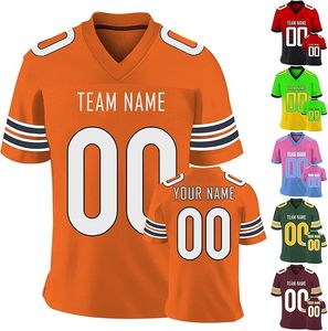 Top Sale Breathable American Football Jersey Men's Plus Size Sportswear Short Sleeves 100% Polyester Custom Colors - Product Image 2