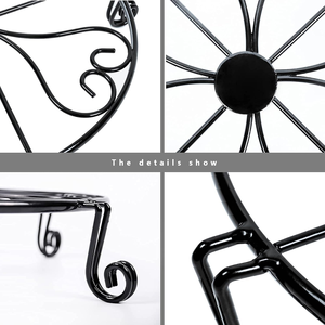 Support de plante en métal, support de plante d'intérieur, support de plante d'extérieur, support de plante de jardin, support de fleurs décoratif, support de plante en pot - Product Image 4