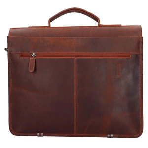 Sacs à ordinateur portables en cuir très demandés pour la saison hivernale, avec impression personnalisée du logo et compartiments zippés - Product Image 2