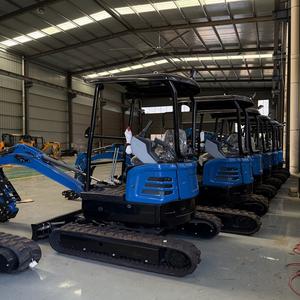 Mini-excavatrice sur chenilles de haute qualité, 1000 kg, avec moteur, pompe, boîte de vitesses, engrenages à haute efficacité, garantie de 2 ans, à vendre - Product Image 2