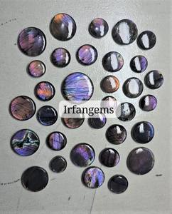 Cristal de Spectrolite de Haute Qualité, Lot en Gros, 100% Naturel, Labradorite Violette, Pierre pour la Fabrication de Bijoux, Formes et Tailles Variées, Quartz - Product Image 6