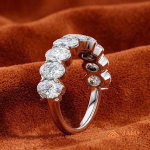 <b>Silver</b> Marquise Cut Moissanite <b>Ring</b> Luxury Womens Wedding Jewelry Fashion <b>Ring</b> NYC Style Elegant Gift - Product Image 3