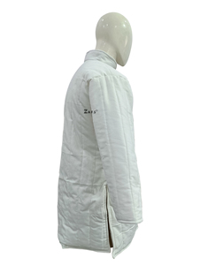 Gambeson médiéval fait main en coton rembourré blanc, veste d'armure matelassée pour reconstitution historique, SCA, foire Renaissance et Halloween - Product Image 4