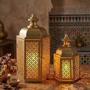 New Arrival Modern Design Eco-Friendly Christmas Candle <b>Lanterns</b> <b>Black</b> Iron Frame Clear Glass Panes Bronze Handles Garden - Product Image 5