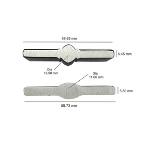 BUTTERFLY EARRING LOCK TOOL DISC CUTTER 60MM JEWELRY RING DIE <b>SET</b> OF 2 PRECISION <b>PUNCH</b> DISC CUT CUTTING PUNCHING DIES HARD METAL - Product Image 3