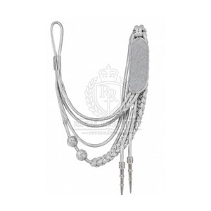 Aiguillettes personalizadas con elegante diseño tejido para ropa formal y uniformes profesionales. - Product Image 6